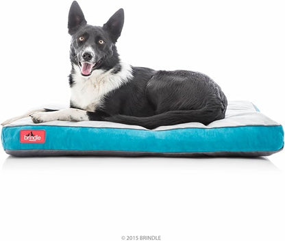 BRINDLE Teal Shredded Memory Foam Pet Bed