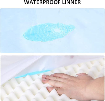 Bedfolks 4" Thick Orthopedic Dog Bed for Extra Large Dogs