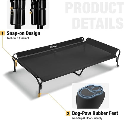 Veehoo Cooling Raised Dog Bed