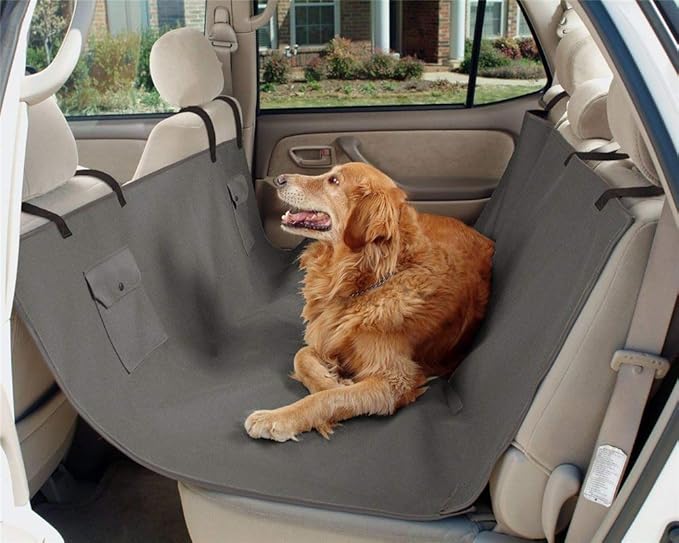 PetSafe Happy Ride Waterproof Hammock Seat Cover for Dogs and Pets