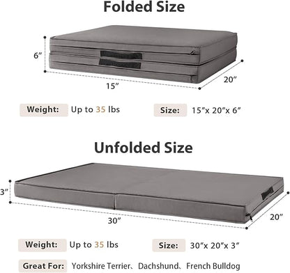 RRPETHOME Waterproof Outdoor Dog Beds Large Sized Dog