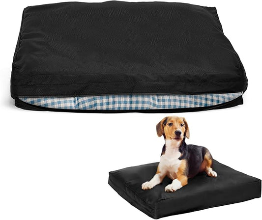 Dog Bed Covers with Zipper Washable Replacement Covers Covers-36"x27"x3"inch