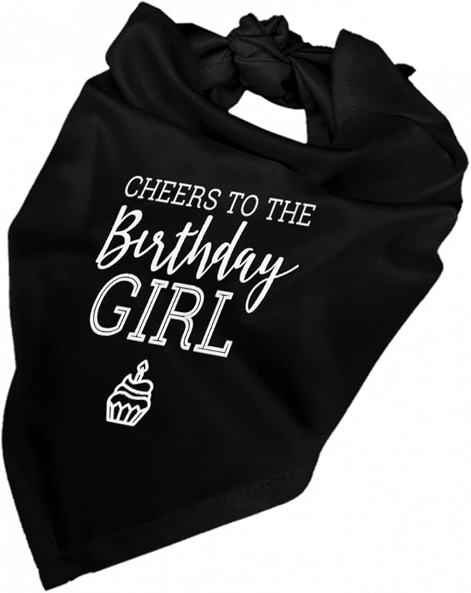 Birthday Girl Dog Bandana