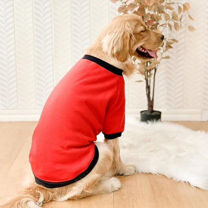 ANIAC Fall Dog Sweater for Medium Dog Girl Boy 44-55 LB (5XL, Red)…