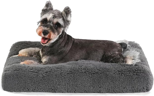 Plush Dog Crate Bed 21"x13")