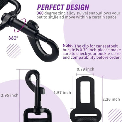 COOYOO Dog Seat Belt