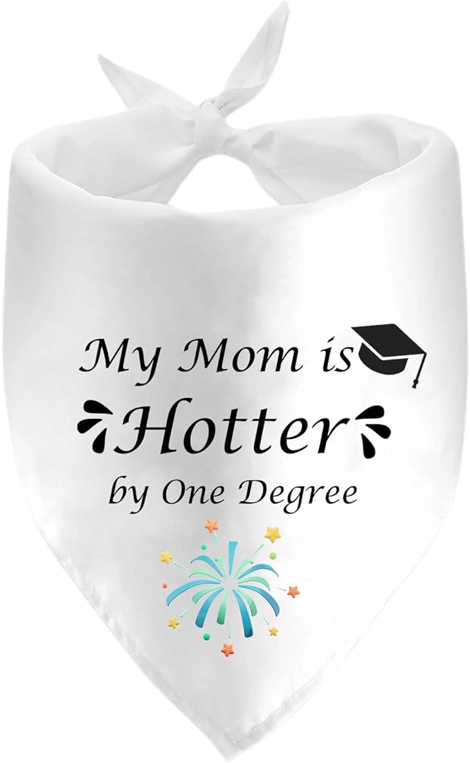 Graduation Dog Bandanas Puppy Scarf Adjustable Triangle Scarf Holiday Pet Bandana Graduation Party Supplies for Dog Lovers - Graduation Announcements 2024