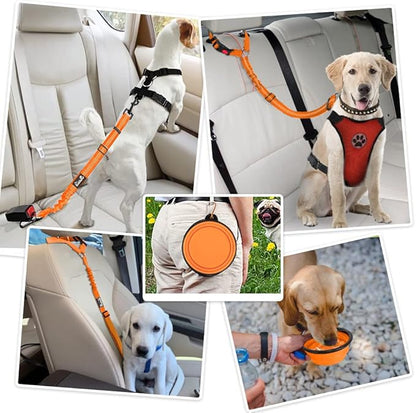 Lukovee Dog Seatbelt Leash for Cars 2 Pack