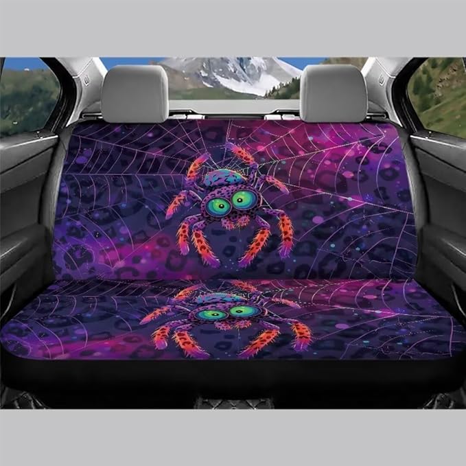 Purple Spider Car Seat Covers for Men Womens