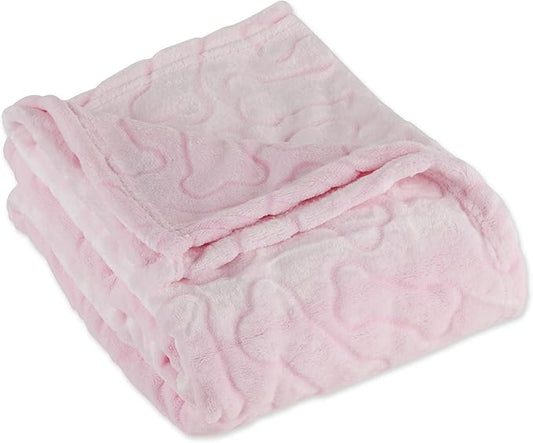 Bone Dry Embossed Bone Print Pet Blanket 36x48"