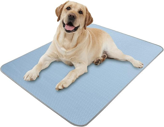 Summer Dog Cooling Mat Washable Ice Silk Self Cool Pad for Small Medium Large Dogs and Cats 40x28in)