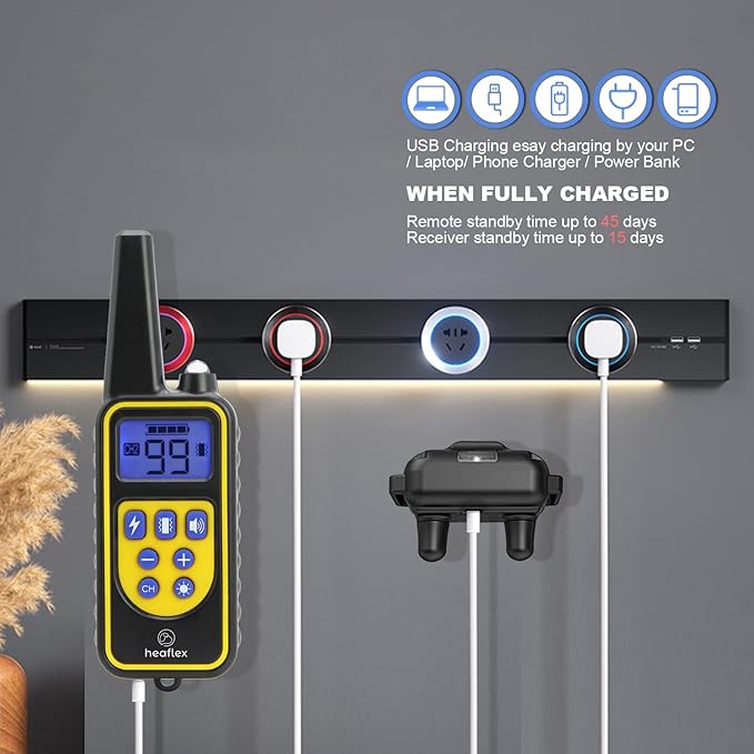 Dog Shock Collar with Remote 1640ft Dog 3 Electronic