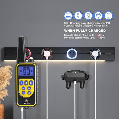 Electric Dog Training Collar with Remote 1640FT IP67 Waterproof 1 Dog