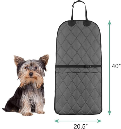 Quilted Dog Front Car Seat Cover