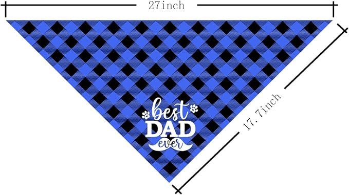 Best Dad Ever Dog Bandana (C10)
