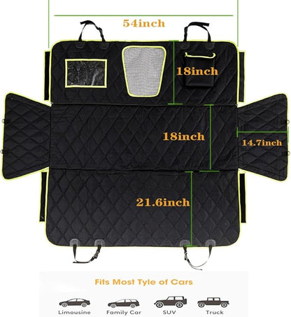 Dog Car Seat Cover for Back Seat