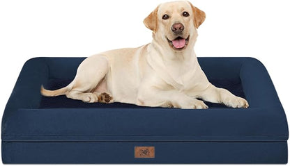 Orthopedic Washable Large Dog Bed: XLarge Dog Bed Bolster Waterproof