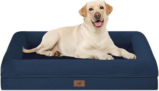 Orthopedic Washable Large Dog Bed: XLarge Dog Bed Bolster Waterproof