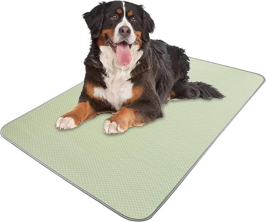 Summer Dog Cooling Mat Washable Ice Silk Self Cool Pad for Small Medium Large Dogs and Cats 59x40in)