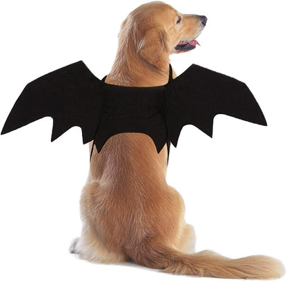 Rypet Dog Bat Costume - Halloween Pet Costume Bat Wings Cosplay Dog Costume Cat Costume for Party M