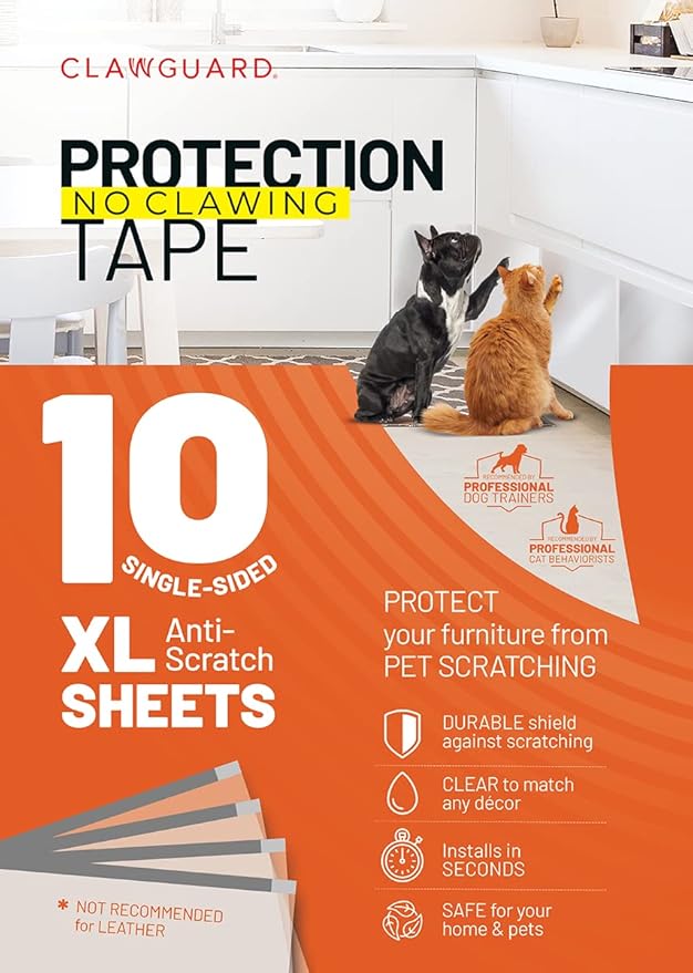 CLAWGUARD Protection Tape 10-Pack XL Sheets