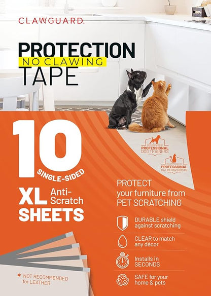 CLAWGUARD Protection Tape 10-Pack XL Sheets
