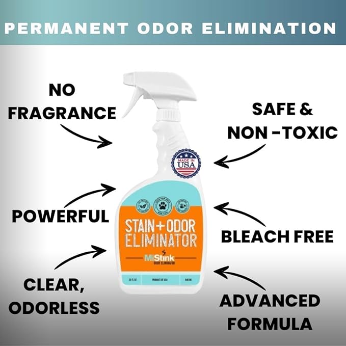 MiStink Pet Urine Enzyme Cleaner 32oz Enzymatic