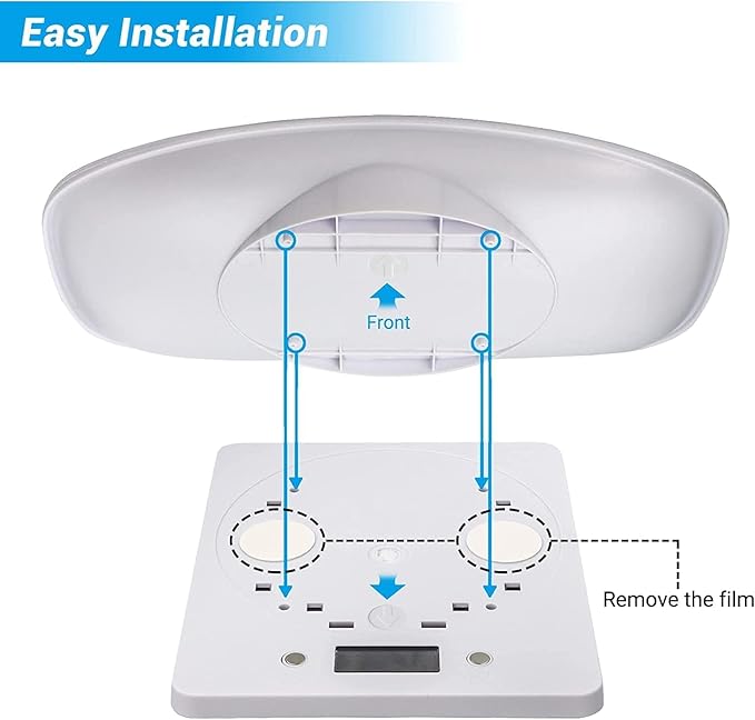 Puppy Scales for Weighing, Multi-Function LCD Digital Puppy Scale for whelping Dogs with Pet Thermometer＆Nail Clipper, Perfect for Puppy/Hamster/Hedgehog/Food, Capacity up to 33 lb