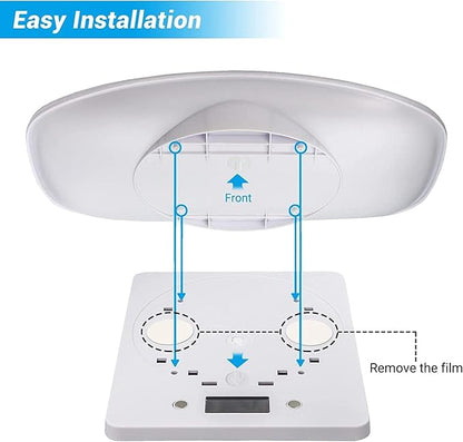 Puppy Scales for Weighing, Multi-Function LCD Digital Puppy Scale for whelping Dogs with Pet Thermometer＆Nail Clipper, Perfect for Puppy/Hamster/Hedgehog/Food, Capacity up to 33 lb