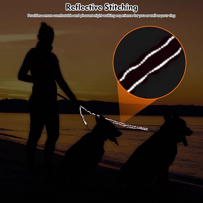 2 Dog Leash 360° Swivel 2 Dogs