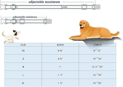 Lionheart glory Premium Fall Dog Collars Butterfly Print