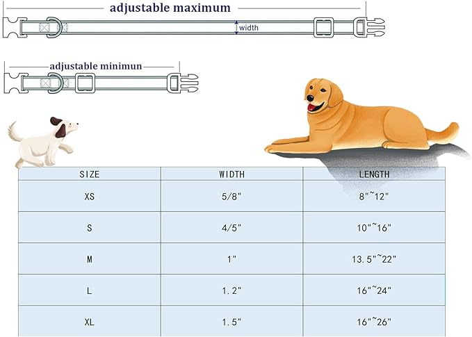 Lionheart glory Halloween Dog Collars, Bowtie Dog Collar Heavy Duty Adjustable Fall Holiday Dog Collar for Medium Collar Dog Bow Female or Male Dog Collar Pet Collar Gift