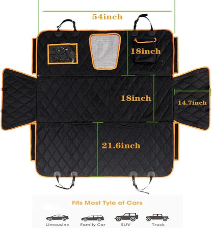 Dog Car Seat Cover for Back Seat
