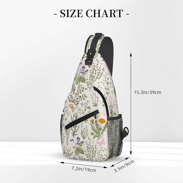 Stylish Sling Bag for Women Men Casual Backpack Crossbody Chest Shoulder Bag Gym Sports Travel Hiking Daypack