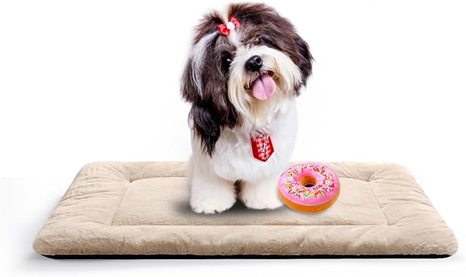 Dog Beds Crate Pad for Small Dogs Fit Metal Dog Crates 24inch