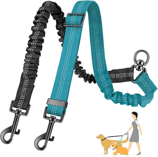Two Dog Lead 2 in 1 Upgraded