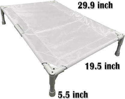 Love&go Elevated Dog Bed with Metal Frame (Medium-29.9x19.5x5.5 inch,