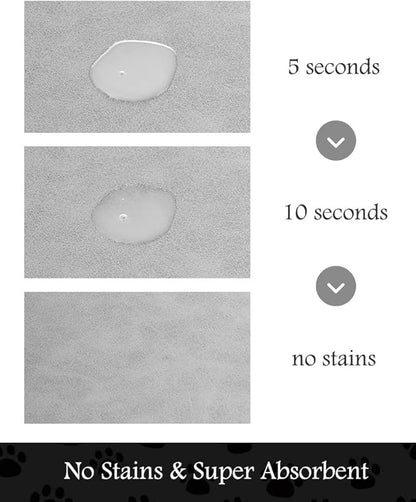 Pet Feeding Mat-Absorbent Dog Mat for Food and