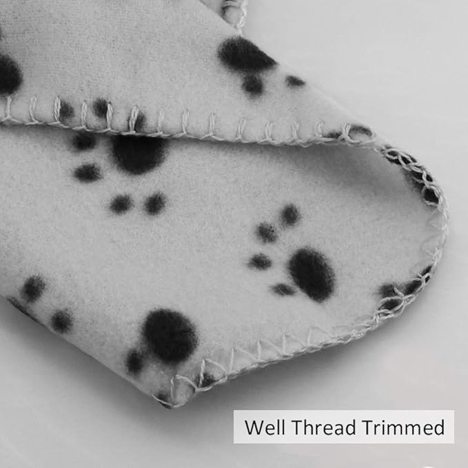 Comsmart Warm Paw Print Blanket/Bed Cover for Dogs and Cats