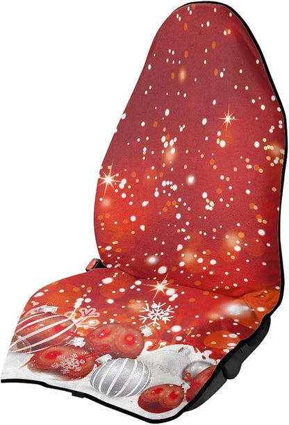 Yewattles Chirstmas Pattern Waterproof Scratching Proof Car Seat