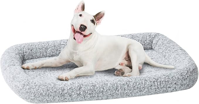 Friends Forever Bolster Dog Crate Mat 36 Inch