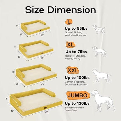 Large Dog Bed Orthopedic Washable