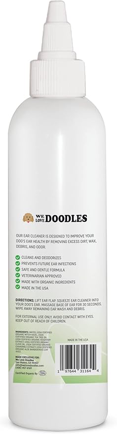 We Love Doodles Organic Dog Ear Cleaner