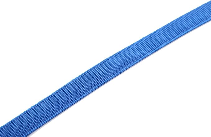 Adjustable Nylon Dog Collar, pet collar 1 Inch 3/4 Inch 5/8 Inch Wide, for Large medium Small Dogs(5/8 Inch, Blue)