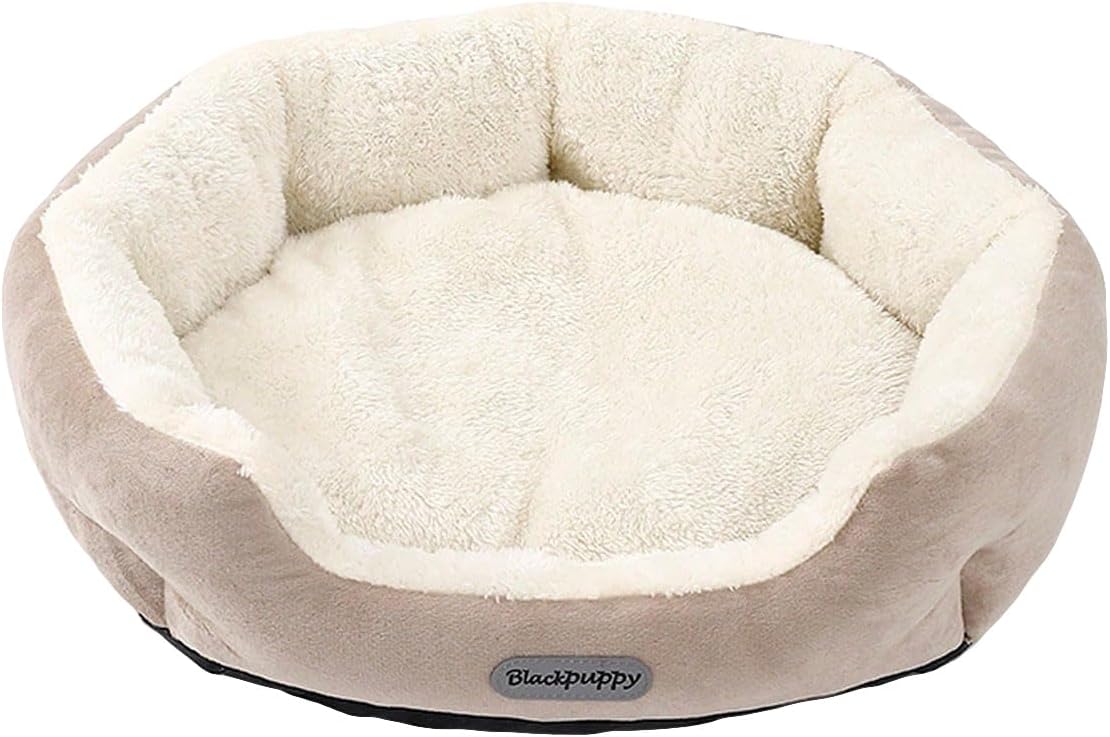 QWINEE Cat Dog Bed Crate Mat Puppy Sleeping