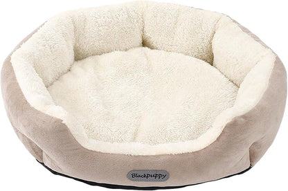 QWINEE Cat Dog Bed Crate Mat Puppy Sleeping