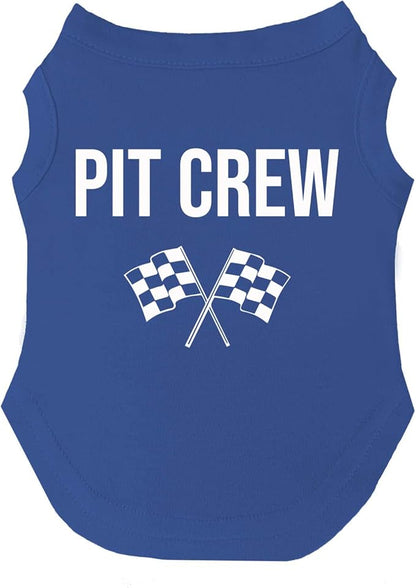 Pit Crew Dog Tee Shirt Sizes for Puppies, Toys, and Large Breeds (Royal Blue, 4X-Large 49)