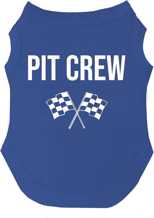 Pit Crew Dog Tee Shirt Sizes for Puppies, Toys, and Large Breeds (Royal Blue, 4X-Large 49)