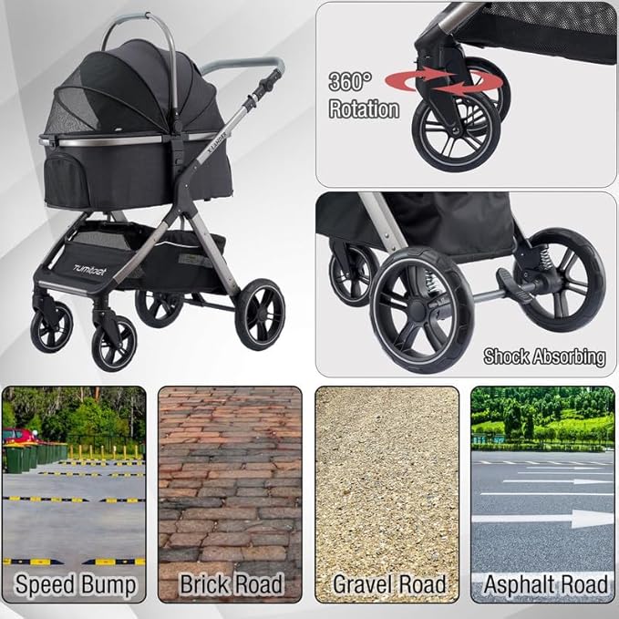 Pet Stroller for Small Medium Dogs