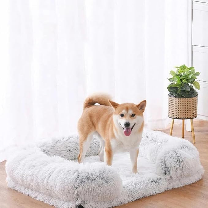 Washable Calming Large Dog Bed for Large Dogs 100 Pounds